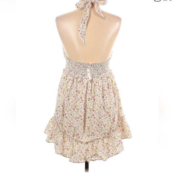 Aerie Spring Fling Halter Dress - Picture 3 of 5